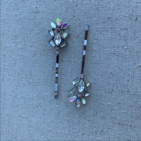 JEN Atkin x Chloe + Isabel Turquoise Fan Hair Pin Jen Atkins x Chloe + Isabel Simulated Turquoise Hair Pin NIP  main image 3